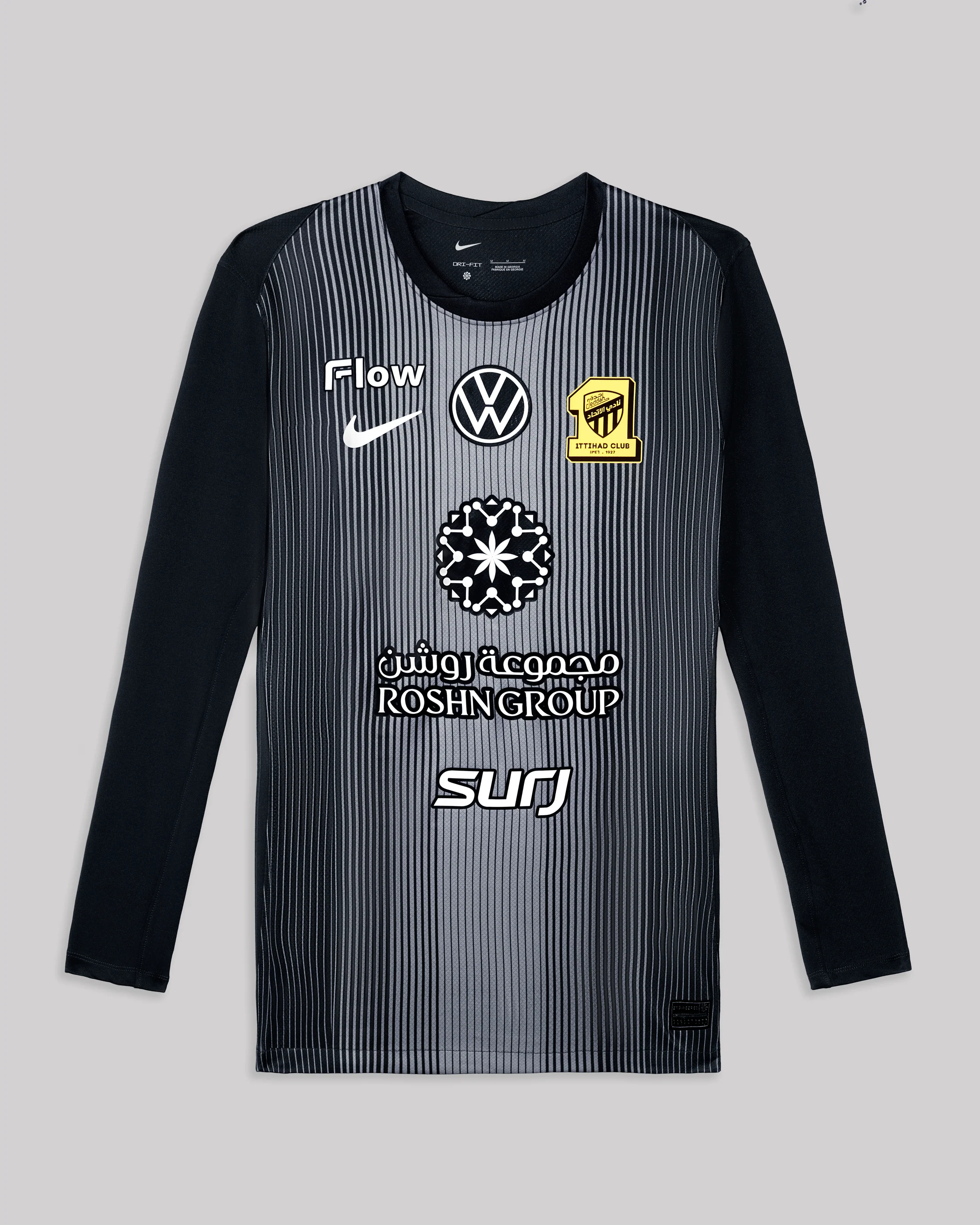 تيشيرت حارس الاتحاد 25/26 أسود | Match Kit - Image 3