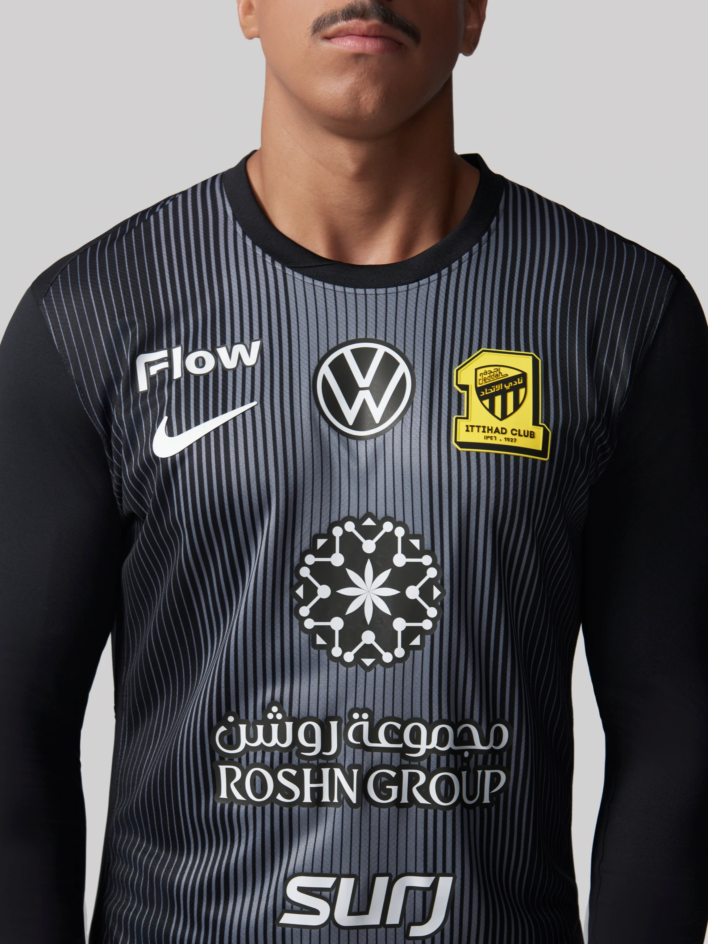 تيشيرت حارس الاتحاد 25/26 أسود | Match Kit - Image 4