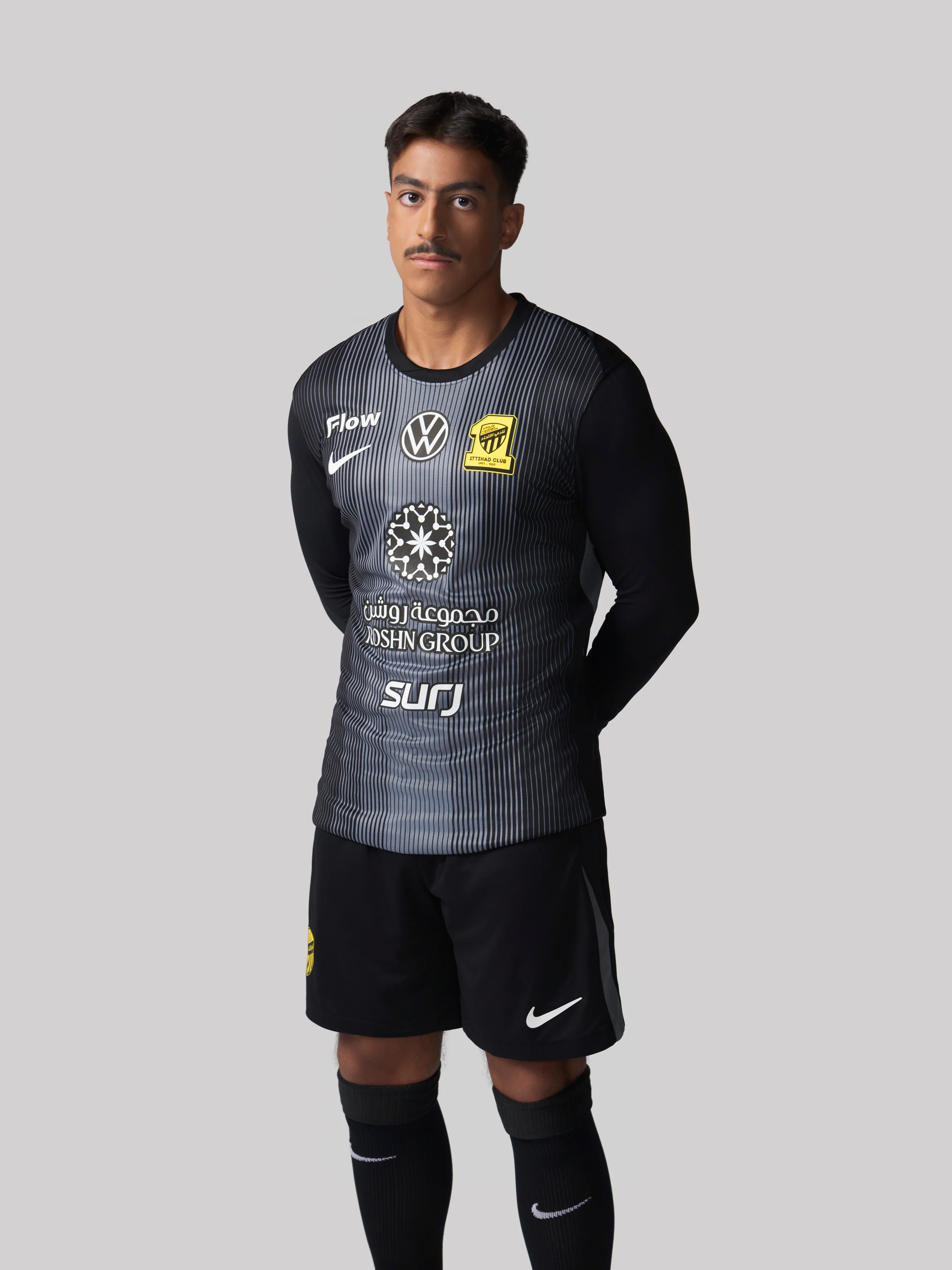 تيشيرت حارس الاتحاد 25/26 أسود | Match Kit - Image 5
